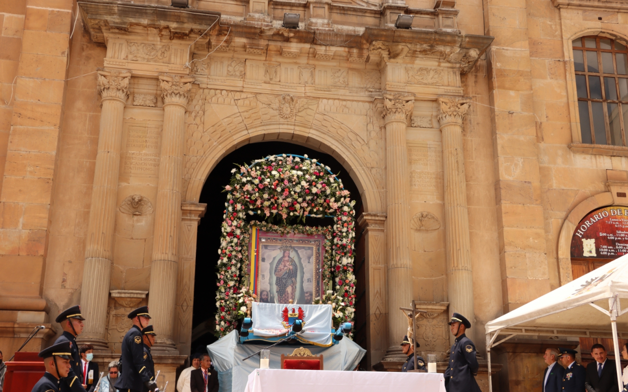 Virgen del Milagro, protectora de su Fuerza Aérea Colombiana