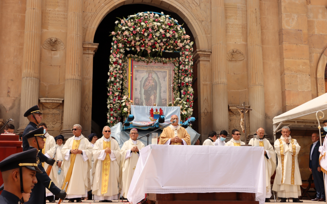 Virgen del Milagro, protectora de su Fuerza Aérea Colombiana