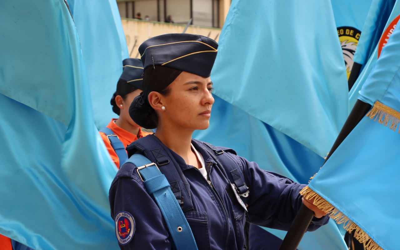 Virgen del Milagro, protectora de su Fuerza Aérea Colombiana
