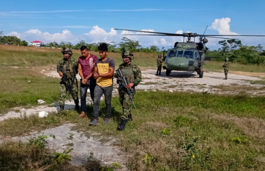 Capturados dos presuntos integrantes del ELN en el Sur de Bolívar