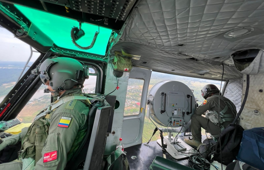 Misiones de perifoneo aéreo y lanzamiento de volantes realizados por el Comando Aéreo de Combate N.6