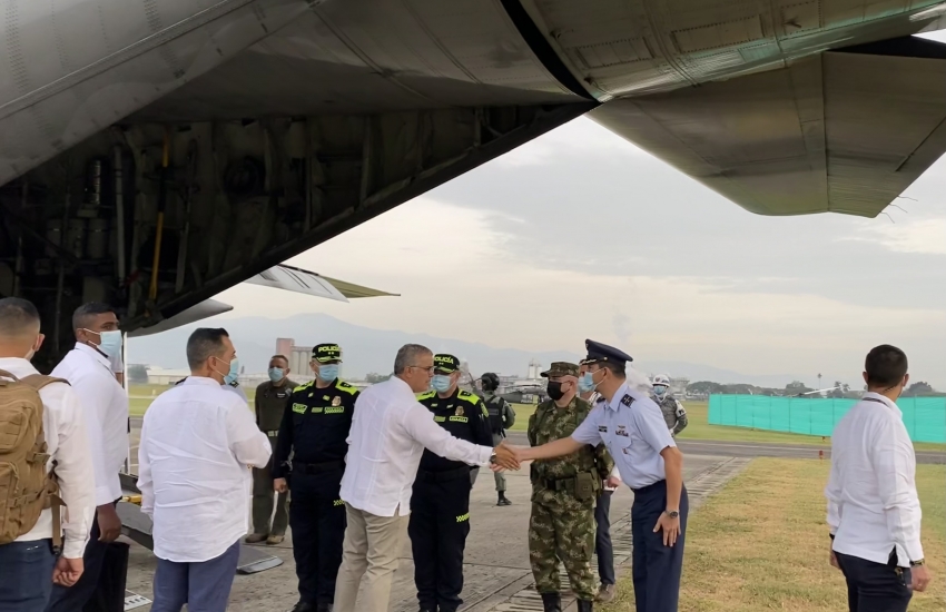 Fuerza Aérea Colombiana garantiza la seguridad en la XVI Cumbre del Pacífico