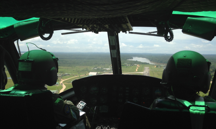 Plan de seguridad navideño desarrolla la Fuerza Aérea en el sur del país