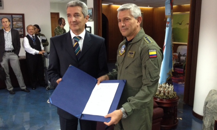 Fuerza Aérea Colombiana firma convenio marco con Fabricato 