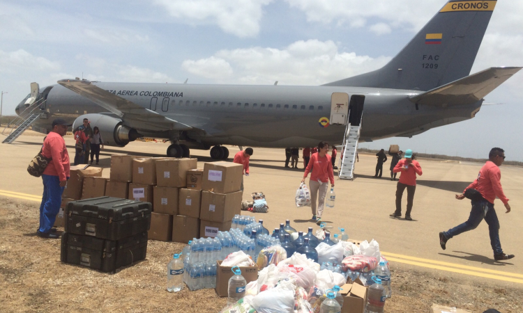 Force Aérienne Colombienne a fait possible la mission Wayuu “Ensemble pour La Guajira”