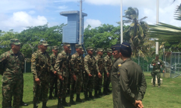 Comandante Fuerza Aérea visitó a los hombres y mujeres del Grupo Aéreo del Caribe 