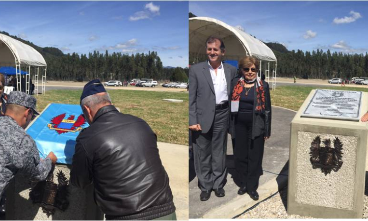 Develación primera piedra del nuevo Museo Aeroespacial 