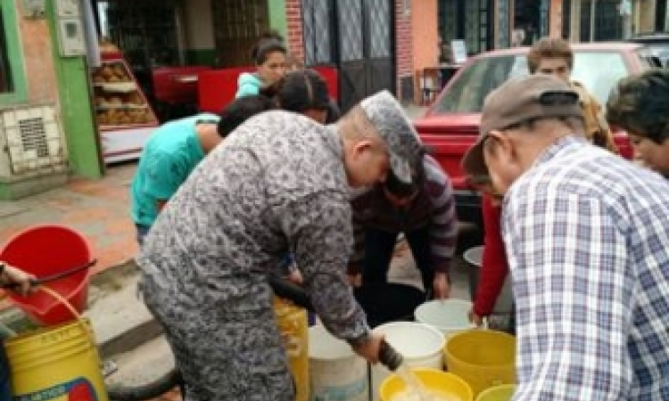 Apoyo a los facatativeños, por escasez de agua