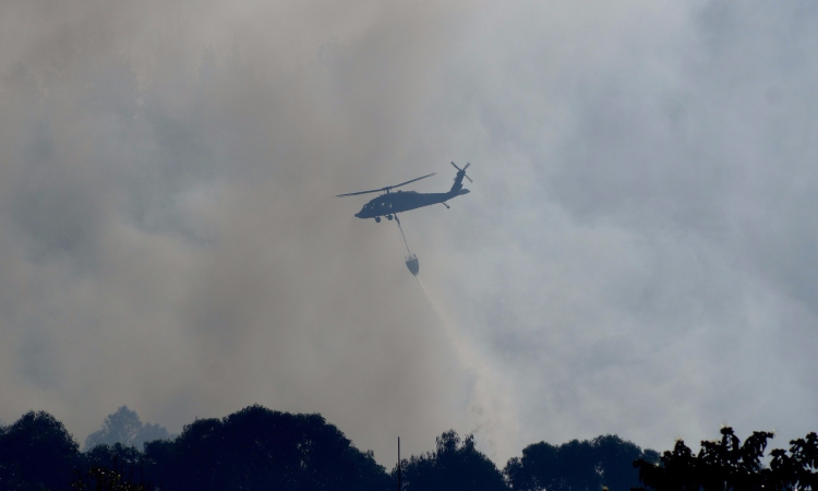 Fuerza Aérea Colombiana opera en cerros orientales de Bogotá 