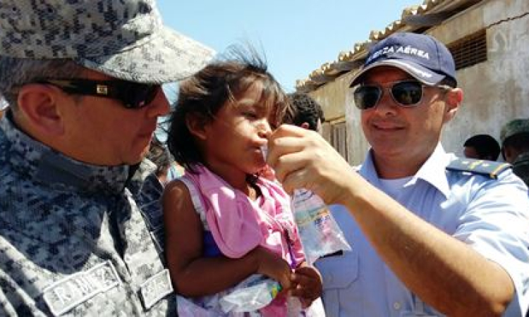 Fuerza Aérea benefició a mas de mil indígenas en Jornada de Apoyo al Desarrollo en la Alta Guajira