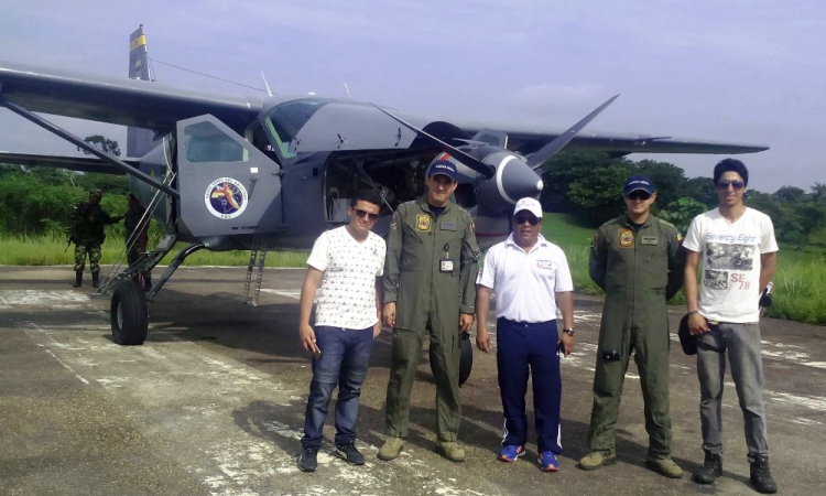 Fuerza Aérea y Gobernación del Amazonas unidos por el progreso del Departamento