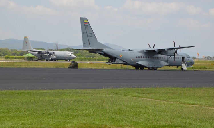 Aeronaves de CATAM por primera vez en ejercicio de entrenamiento "Infierno Rojo"