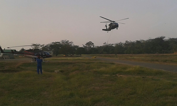 Fuerza Aérea y BRAC recuperan cuerpos de accidente aéreo