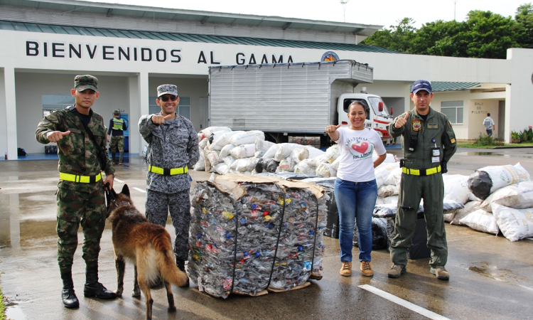 GAAMA transporta material reciclable como apoyo a proyecto social, ecológico y productivo