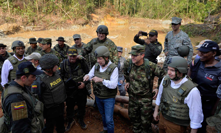 Brigada Especial da su primer gran golpe contra la minería criminal en el Chocó