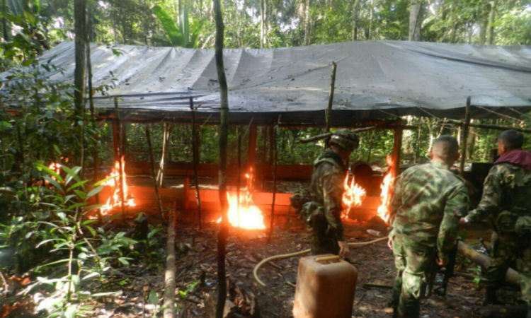 Fuerte ofensiva contra el narcotráfico  en el oriente del país