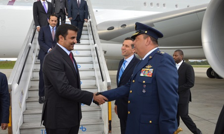 Emir de Qatar realiza visita diplomatica en Colombia