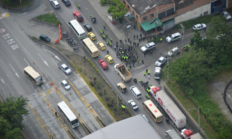 Principales vías de Antioquia son vigiladas por la Fuerza Aérea 