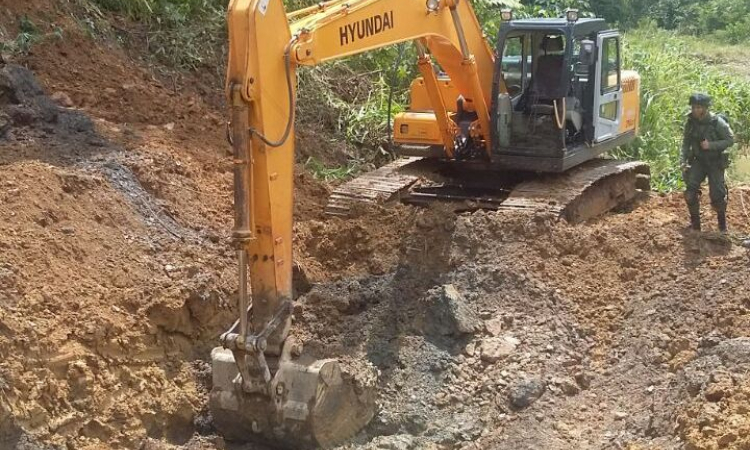  Duro golpe contra la minería ilegal en el sur de Bolívar 