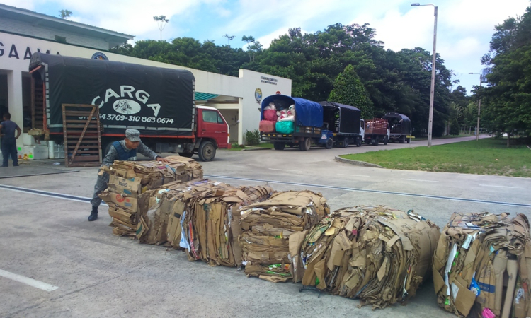 Fuerza Aérea contribuye con la sostenibilidad ambiental del Amazonas