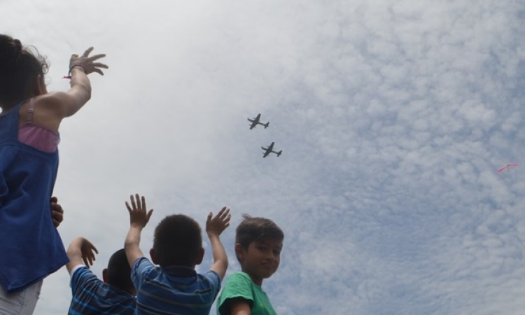 Fuerza Aérea presente en el "Festival del Aire"