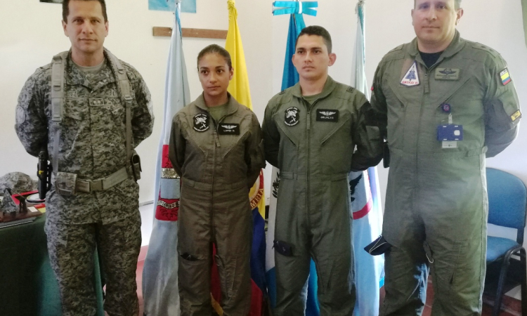 Fuerza Aérea capacita oficiales de Guatemala en Curso de Interdicción Aérea en Cacom No.1