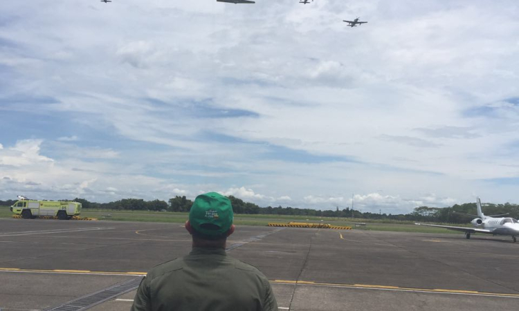 Comando de la Fuerza Aérea recibe a la comisión de Green Flag East 2016 