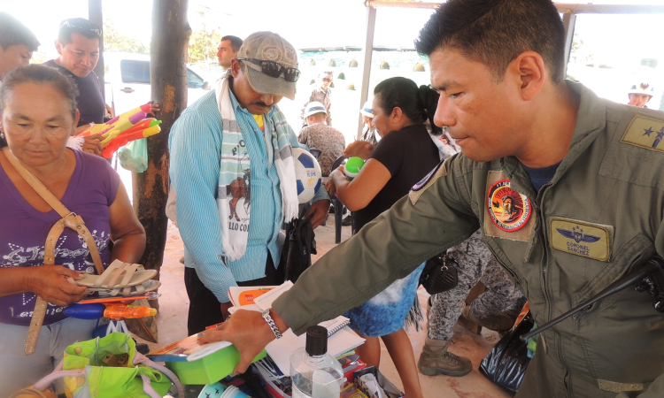 Fuerza de Tarea "Ares" beneficia a los habitantes del Oriente colombiano 