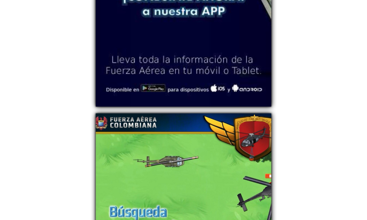 Fuerza Aérea lanza Aplicación Móvil y videojuego "Misión Ángel" en Colombia 4.0