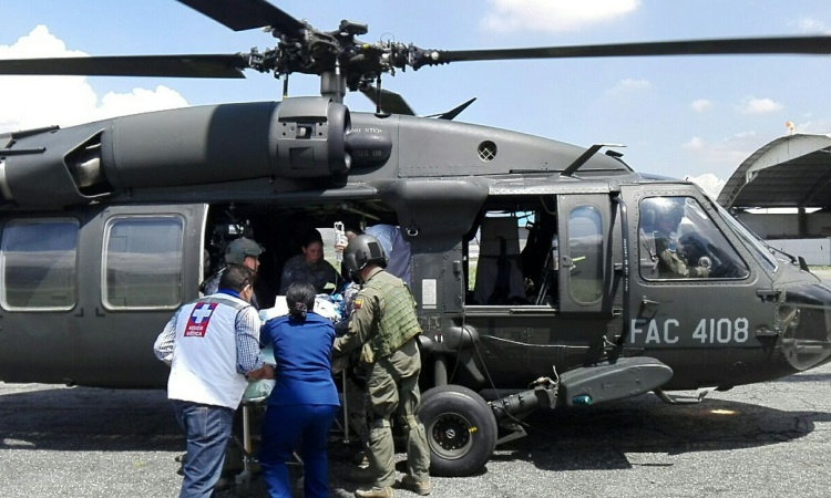 Fuerza Aérea salva la vida de dos menores de edad en Ciudad Bolivar