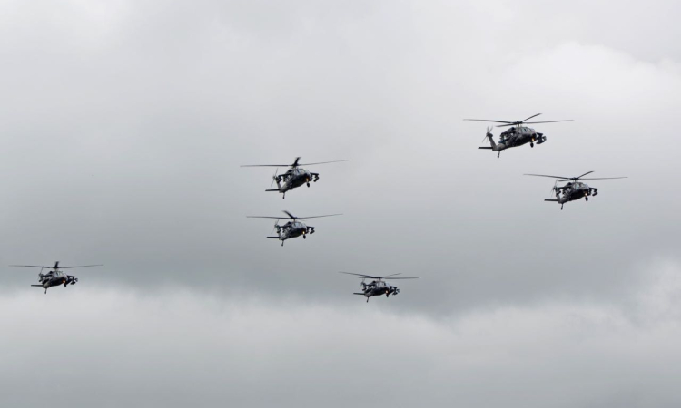 En Rionegro ceremonia militar con motivo de los 97 años de la Fuerza Aérea Colombiana 