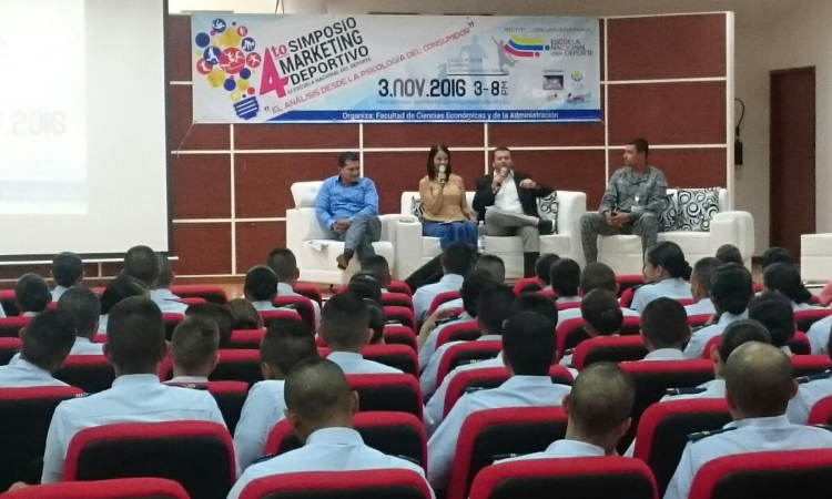 Escuela Militar de Aviación participó en Simposio de Marketing Deportivo