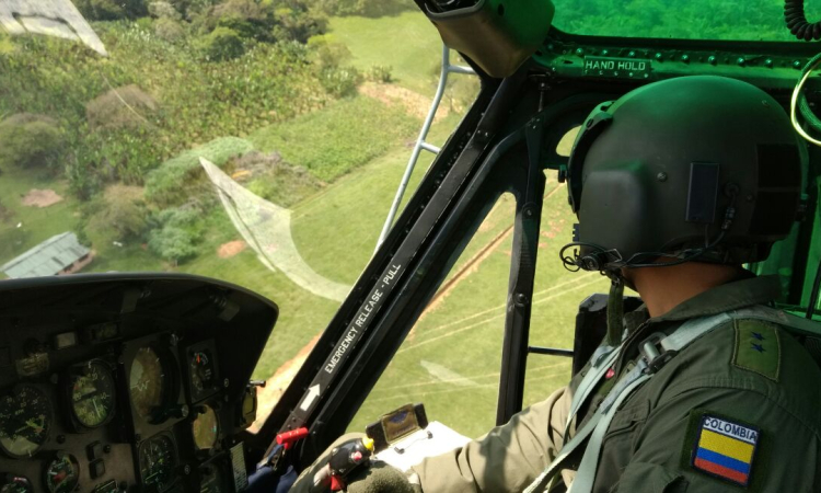 Grupo Aéreo del Casanare brindó seguridad durante la "Travesía Martello"