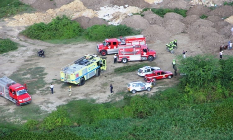 Fuerza Aérea sobrevuela Río Magdalena tras accidente aéreo en Soledad 