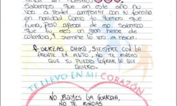 Soldados de tierra, río y aire recibieron el "Correo de la Gratitud"