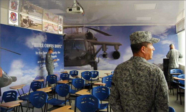 Escuela "CT. Adrés M. Díaz" fortalece la mística en los futuros suboficiales de la FAC