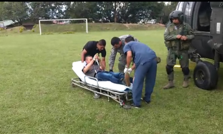 Fuerza Aérea salva la vida de un Infante de Marina en Chocó