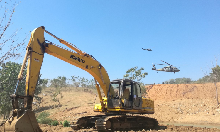 Operación conjunta contra la minería ilegal 