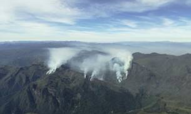 Fuerza Aérea fundamental para la extinción de incendios en el Casanare