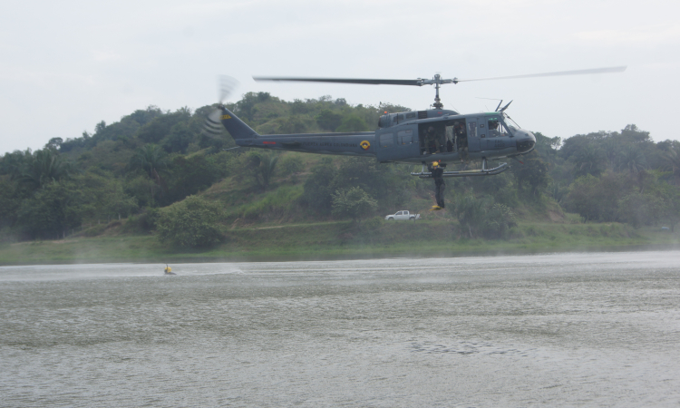 Fuerza Aérea se entrena ante emergencia invernal 