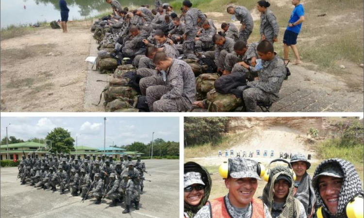 Alumnos de la Escuela de Suboficiales fortalecen su entrenamiento como militares 