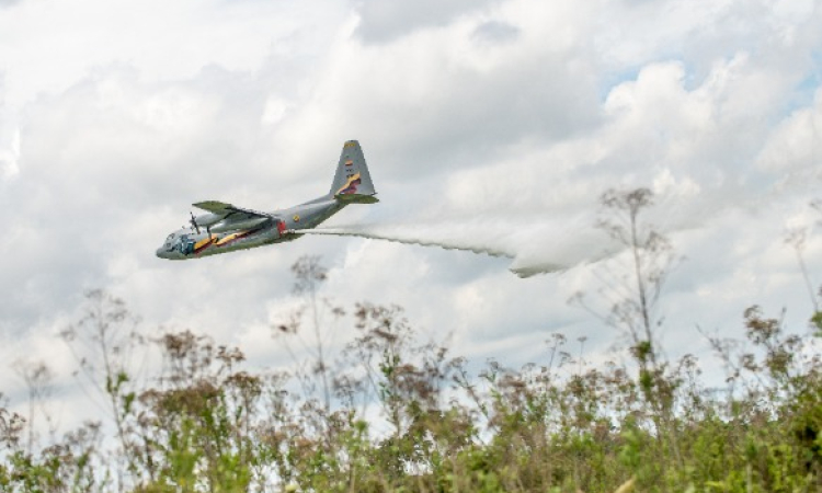 Fuerza Aérea, única en Latinoamérica con el sistema contra incendios MAFFS II