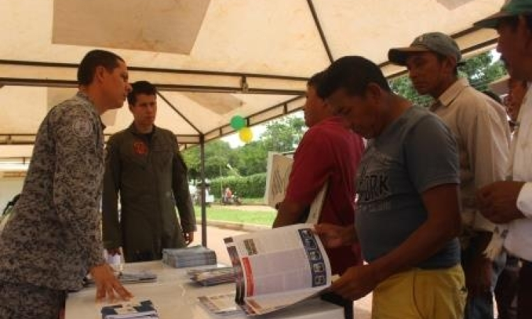 GAORI participa en feria institucional de servicios en Cumaribo Vichada