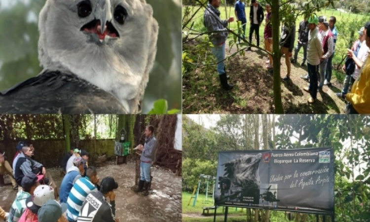 Soldados de Aviación visitan Bioparque La Reserva