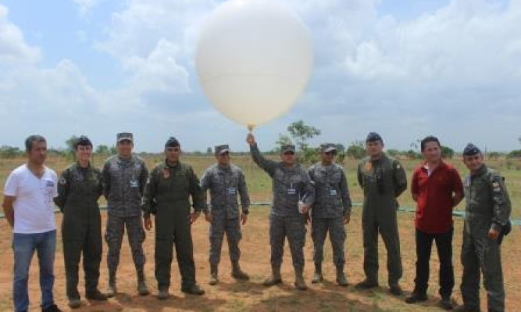 Lanzamiento de prueba de radio sonda en el Vichada 