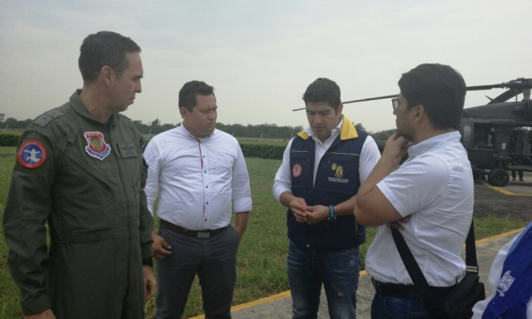 Sobrevuelo en el río Cravo Sur para prevenir emergencias por el invierno en Casanare 