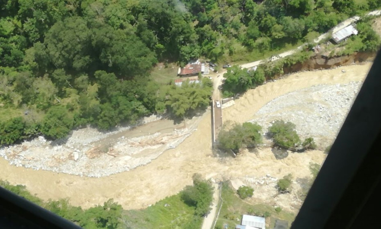  Puente aéreo en el Tolima para unir zonas incomunicadas