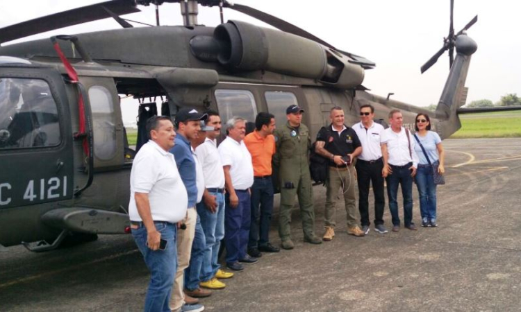 Fuerza Aérea apoya a municipios metenses en prevención de desastres naturales