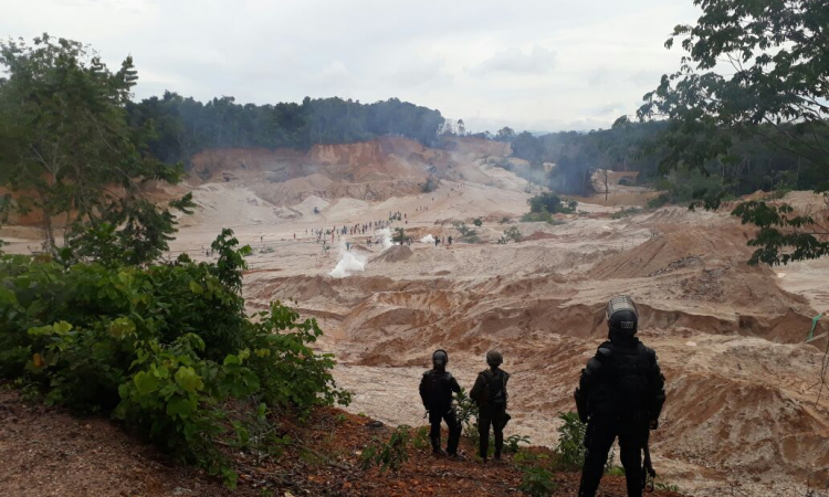 Golpe a la minería ilegal en el Sur de Bolívar