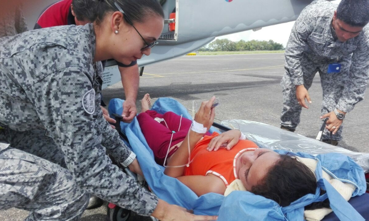 Fuerza Aérea salvó la­ vida de paciente en Cumaribo, Vichada